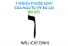 Ý NGHĨA THUỘC LINH CỦA MẪU TỰ HY-BÁ LAI- BÀI SỐ 6 CHỮ THỨ SÁU: WAU (CÂY ĐINH)